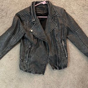 BLANK NYC Leather Moto Jacket